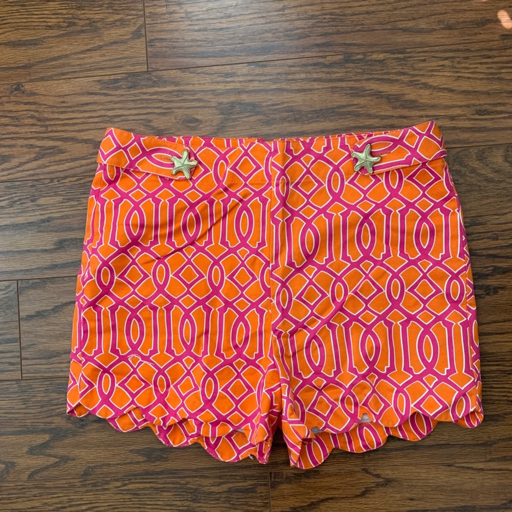 Pink and orange shorts